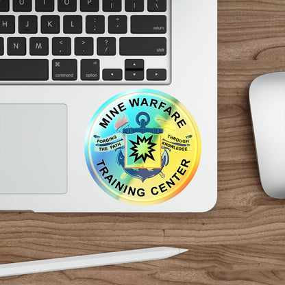 Mine Warfare Training Center (U.S. Navy) Holographic STICKER Die-Cut Vinyl Decal-The Sticker Space