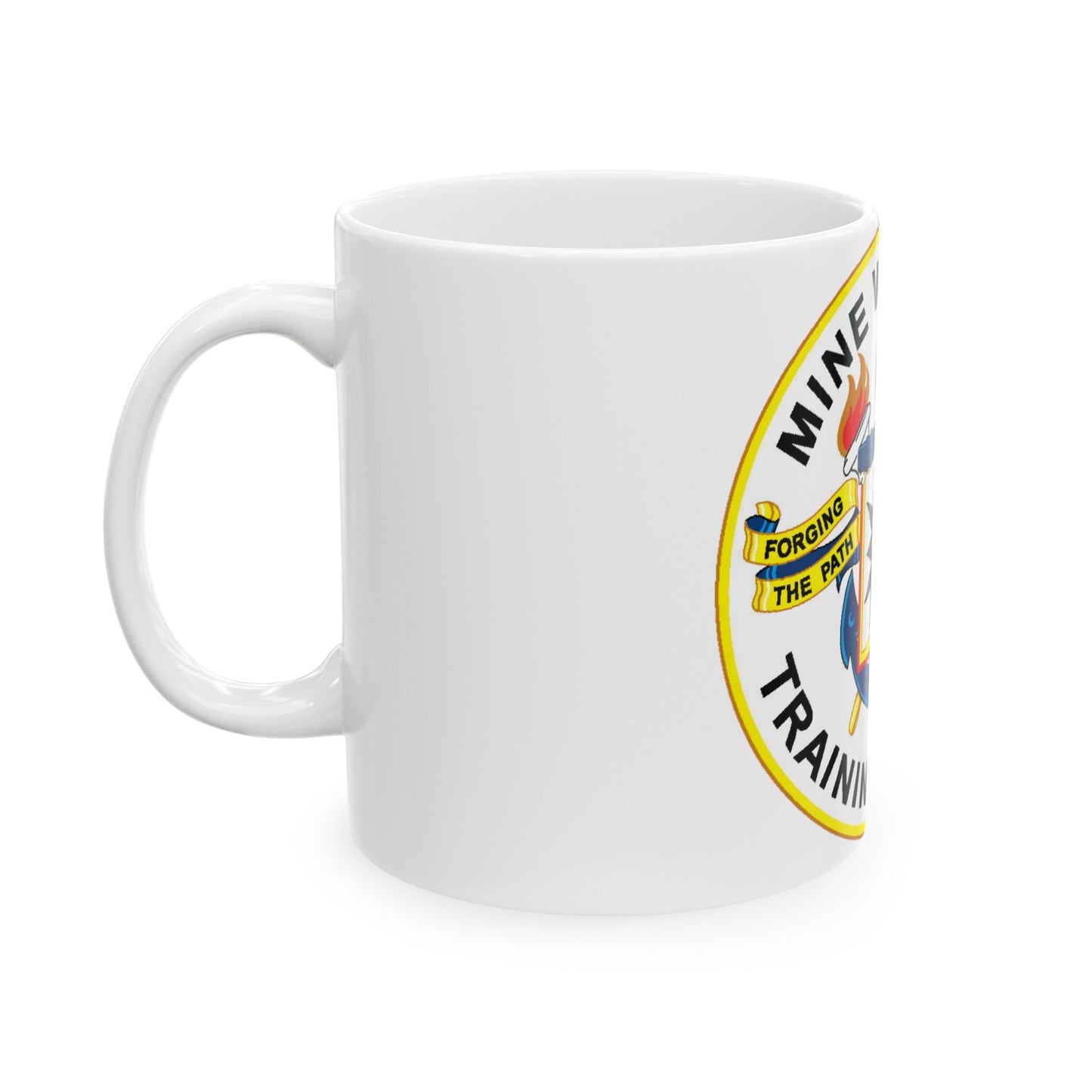 Mine Warfare Training Center (U.S. Navy) White Coffee Mug-The Sticker Space