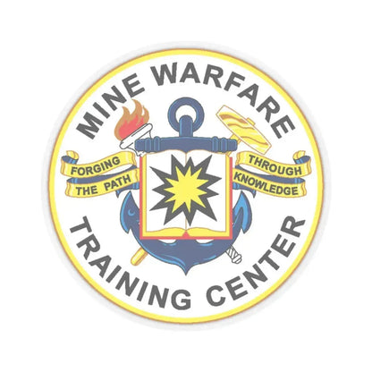 Mine Warfare Training Center (U.S. Navy) STICKER Vinyl Kiss-Cut Decal 3 Inch Transparent - The Sticker Space