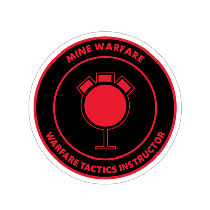 Mine Warfare Warfare Tactics Instructor (U.S. Navy) STICKER Vinyl Die-Cut Decal-3 Inch-The Sticker Space