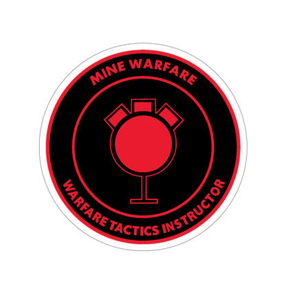 Mine Warfare Warfare Tactics Instructor (U.S. Navy) STICKER Vinyl Die-Cut Decal-4 Inch-The Sticker Space