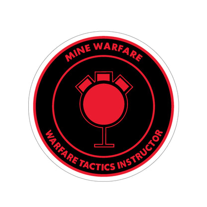 Mine Warfare Warfare Tactics Instructor (U.S. Navy) STICKER Vinyl Die-Cut Decal-6 Inch-The Sticker Space