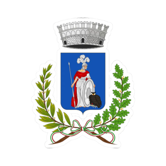 Minervino Murge-Stemma (Italy) (Coat of Arms) STICKER Vinyl Kiss-Cut Decal 2 Inch White - The Sticker Space