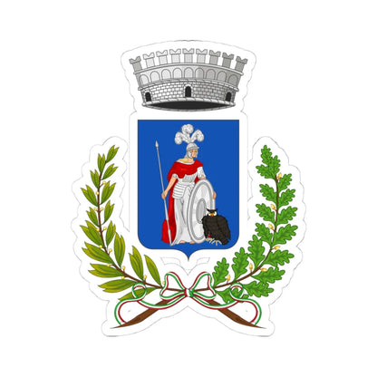 Minervino Murge-Stemma (Italy) (Coat of Arms) STICKER Vinyl Kiss-Cut Decal 4 Inch White - The Sticker Space