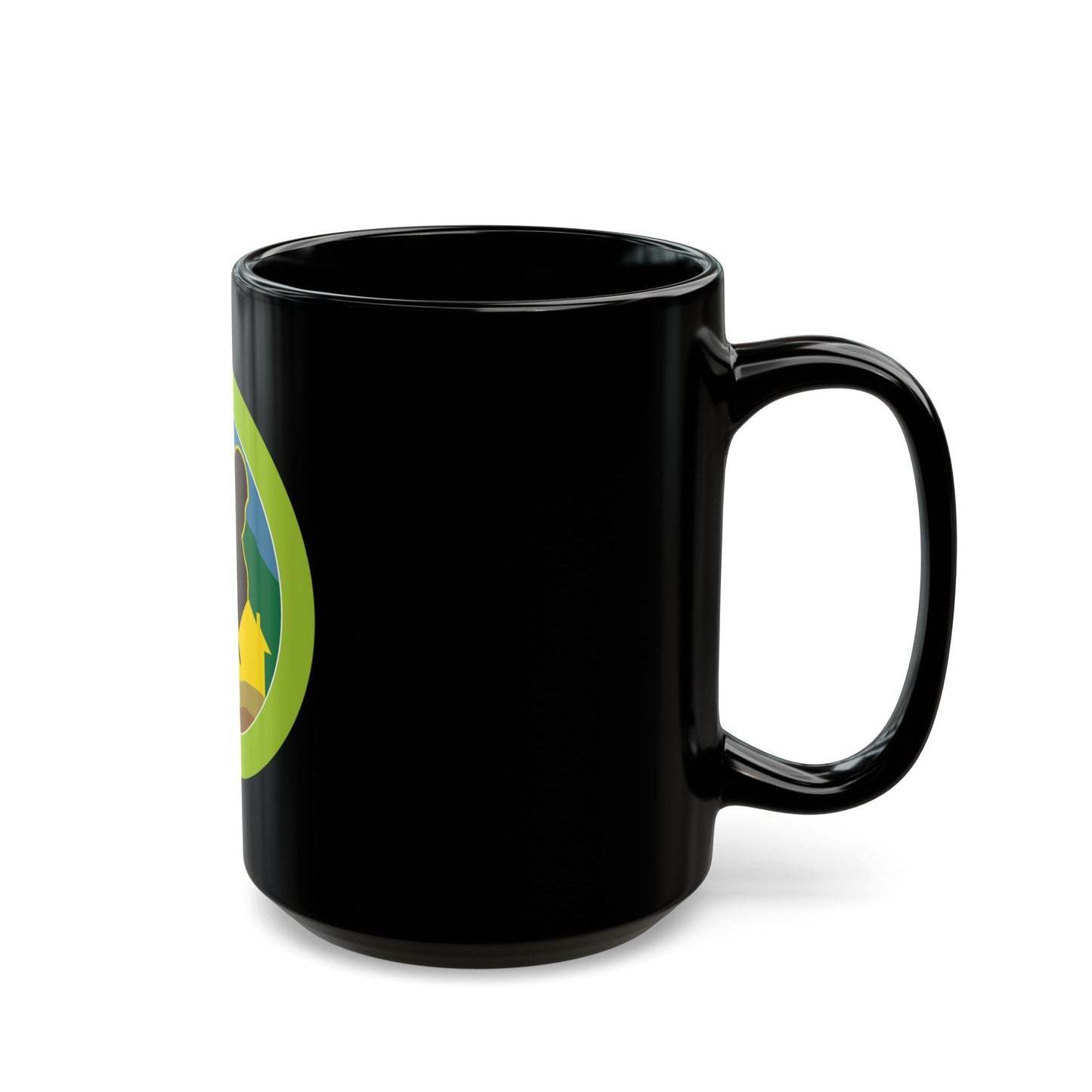 Mining in Society (Boy Scout Merit Badge) Black Coffee Mug-The Sticker Space