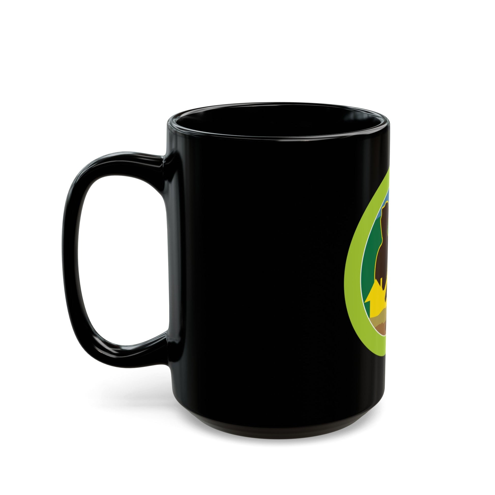 Mining in Society (Boy Scout Merit Badge) Black Coffee Mug-The Sticker Space