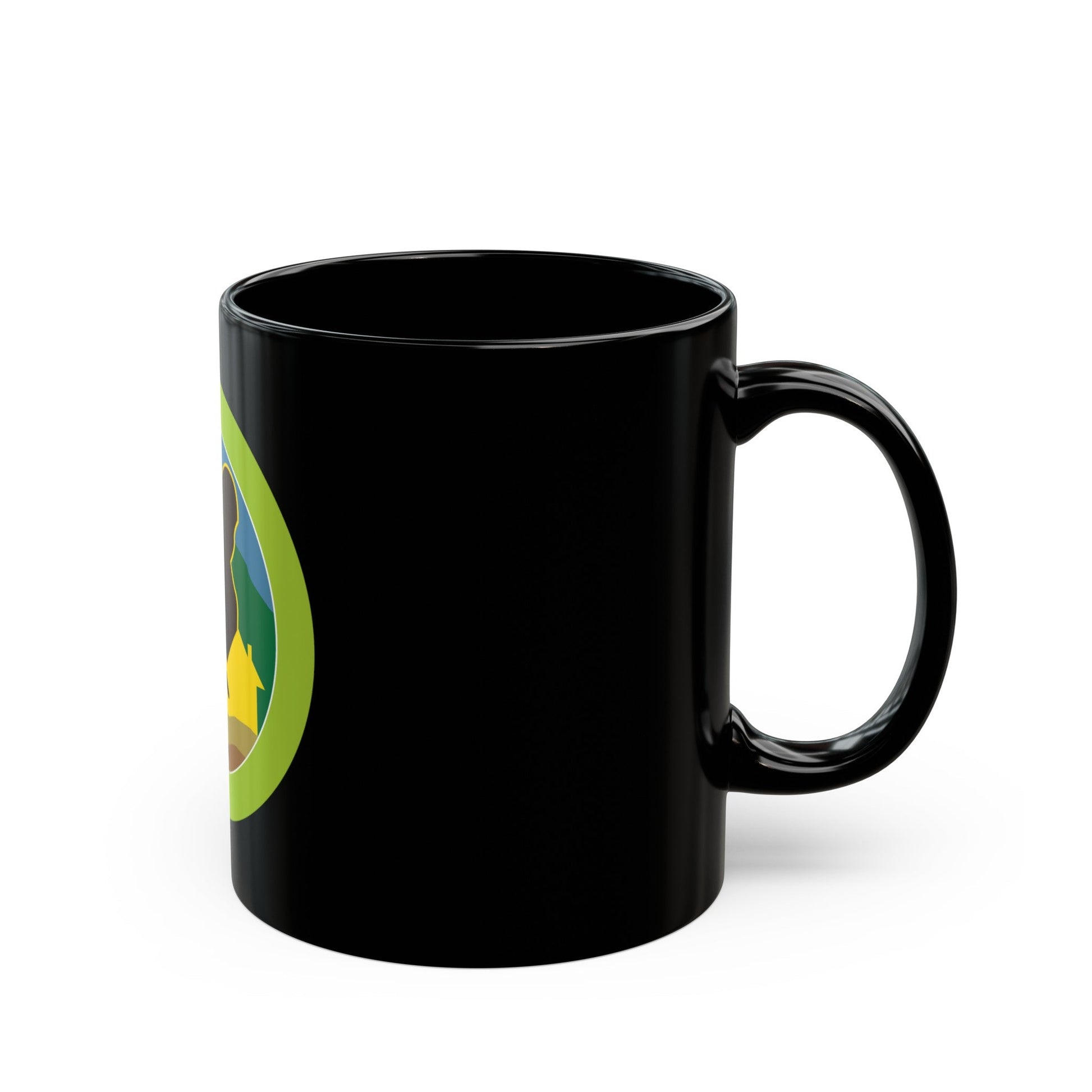 Mining in Society (Boy Scout Merit Badge) Black Coffee Mug-The Sticker Space