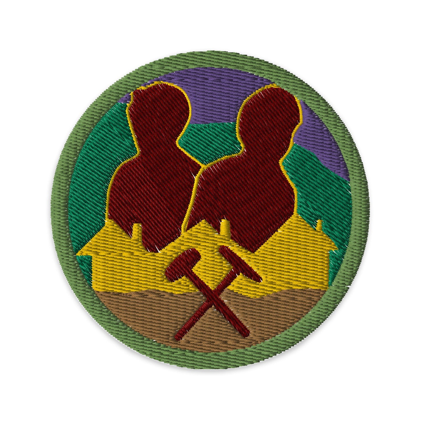 Mining in Society (Boy Scouts Merit Badge) Embroidered Patch-The Sticker Space