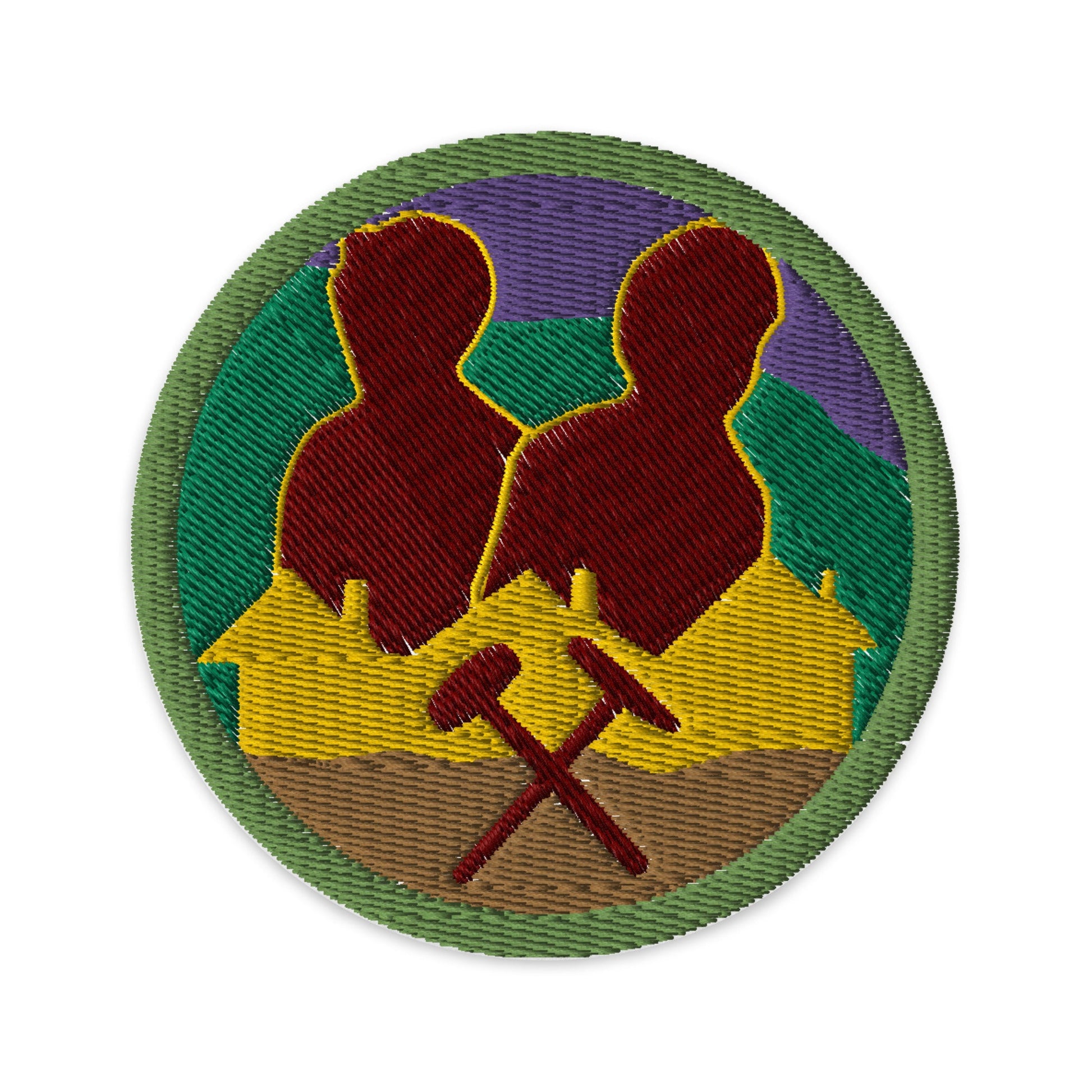 Mining in Society (Boy Scouts Merit Badge) Embroidered Patch-The Sticker Space