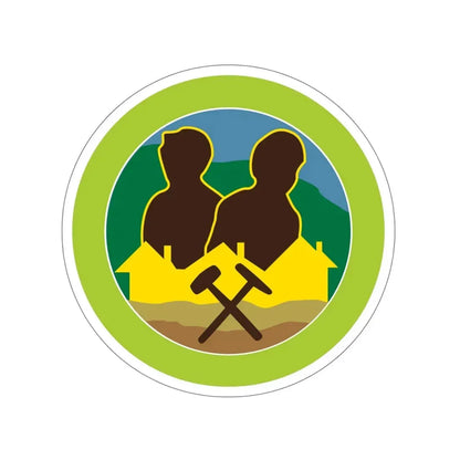 Mining in Society (Boy Scouts Merit Badge) STICKER Vinyl Die-Cut Decal 6 Inch - The Sticker Space