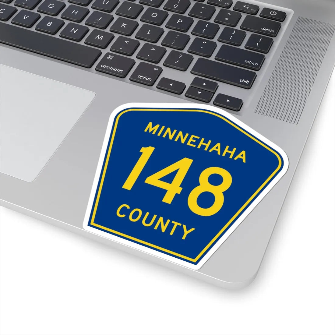 Minnehaha County 148 (South Dakota) (Road Sign) STICKER Vinyl Kiss-Cut Decal - The Sticker Space