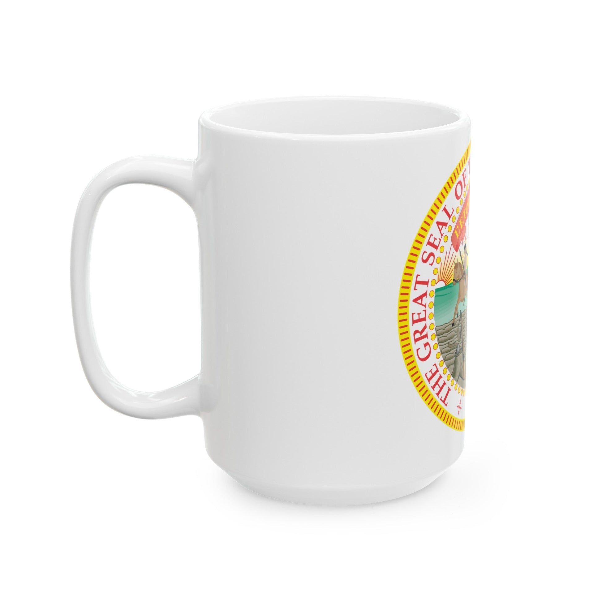 Minnesota State Seal - White Coffee Mug-The Sticker Space