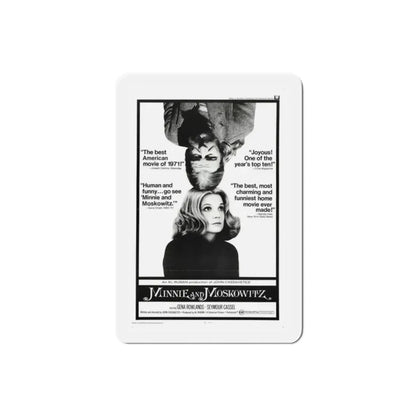Minnie and Moskowitz 1971 Movie Poster Refrigerator Magnet 2 Inch - The Sticker Space