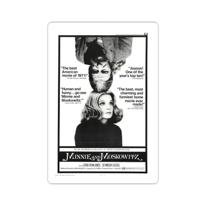 Minnie and Moskowitz 1971 Movie Poster STICKER Vinyl Die-Cut Decal - The Sticker Space