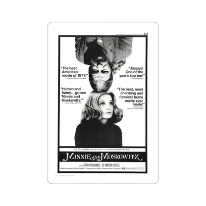 Minnie and Moskowitz 1971 Movie Poster STICKER Vinyl Die-Cut Decal - The Sticker Space