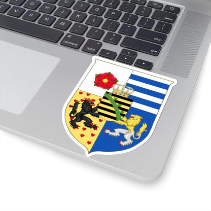 Minor Shield of Saxe-Altenburg (Germany) (Coat of Arms) STICKER Vinyl Kiss-Cut Decal - The Sticker Space