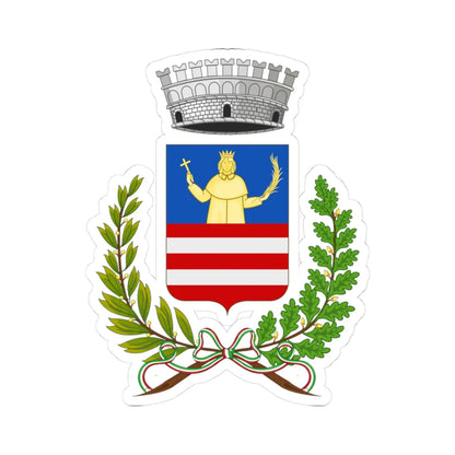 Minori-Stemma (Italy) (Coat of Arms) STICKER Vinyl Kiss-Cut Decal 3 Inch White - The Sticker Space