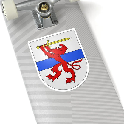 Minusio-coat of arms (Switzerland) (Coat of Arms) STICKER Vinyl Kiss-Cut Decal - The Sticker Space
