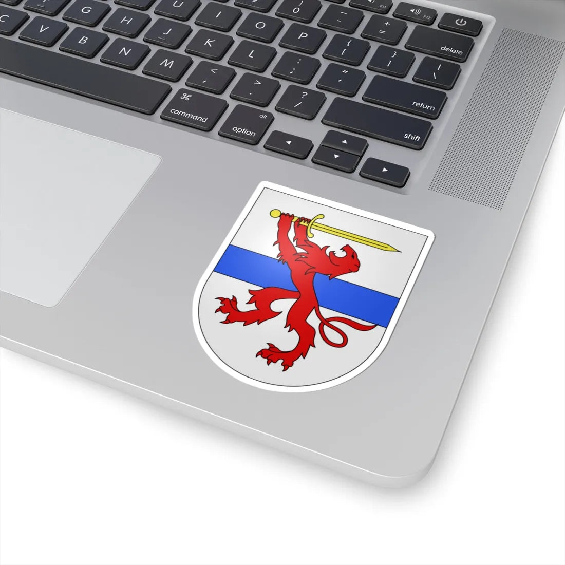 Minusio-coat of arms (Switzerland) (Coat of Arms) STICKER Vinyl Kiss-Cut Decal - The Sticker Space