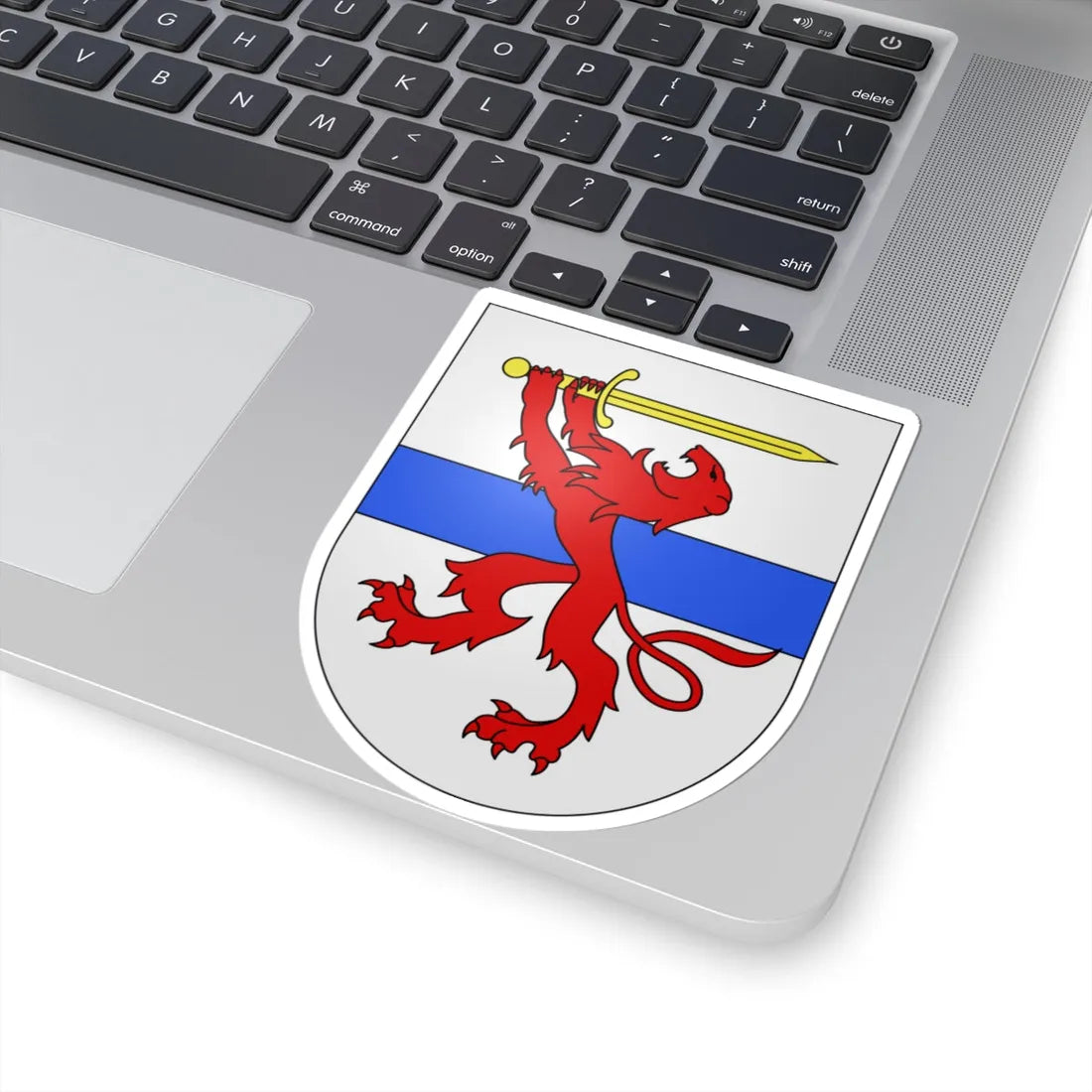 Minusio-coat of arms (Switzerland) (Coat of Arms) STICKER Vinyl Kiss-Cut Decal - The Sticker Space
