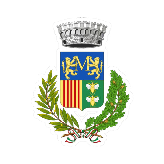 Mioglia-Stemma (Italy) (Coat of Arms) STICKER Vinyl Kiss-Cut Decal 2 Inch White - The Sticker Space