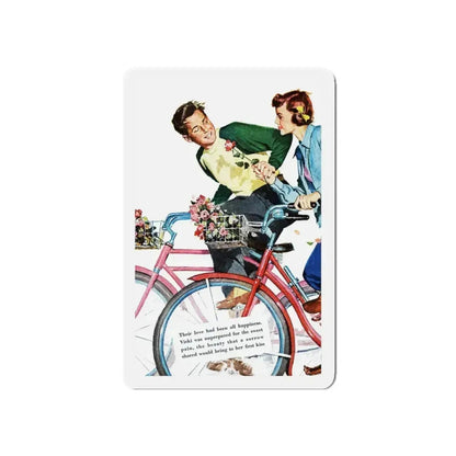 Miracle in the Springtime, Redbook, March 1949 (Magazine Illustration) Refrigerator Magnet 5 Inch - The Sticker Space