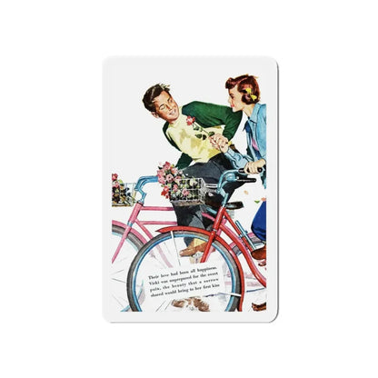 Miracle in the Springtime, Redbook, March 1949 (Magazine Illustration) Refrigerator Magnet - The Sticker Space