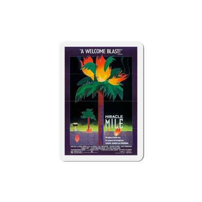 Miracle Mile 1989 Movie Poster Die-Cut Magnet-The Sticker Space