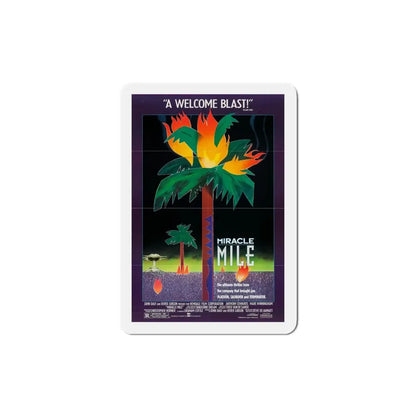 Miracle Mile 1989 Movie Poster Refrigerator Magnet - The Sticker Space