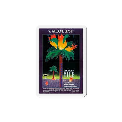 Miracle Mile 1989 Movie Poster Refrigerator Magnet - The Sticker Space