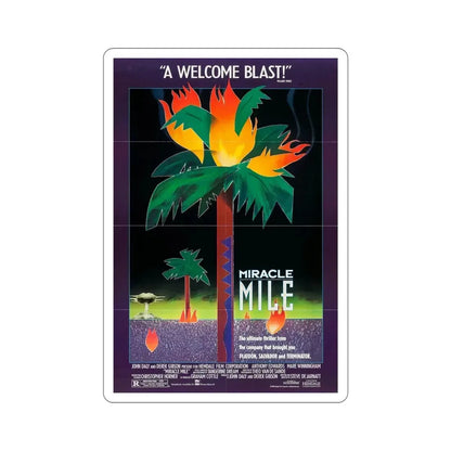 Miracle Mile 1989 Movie Poster STICKER Vinyl Die-Cut Decal 6 Inch - The Sticker Space