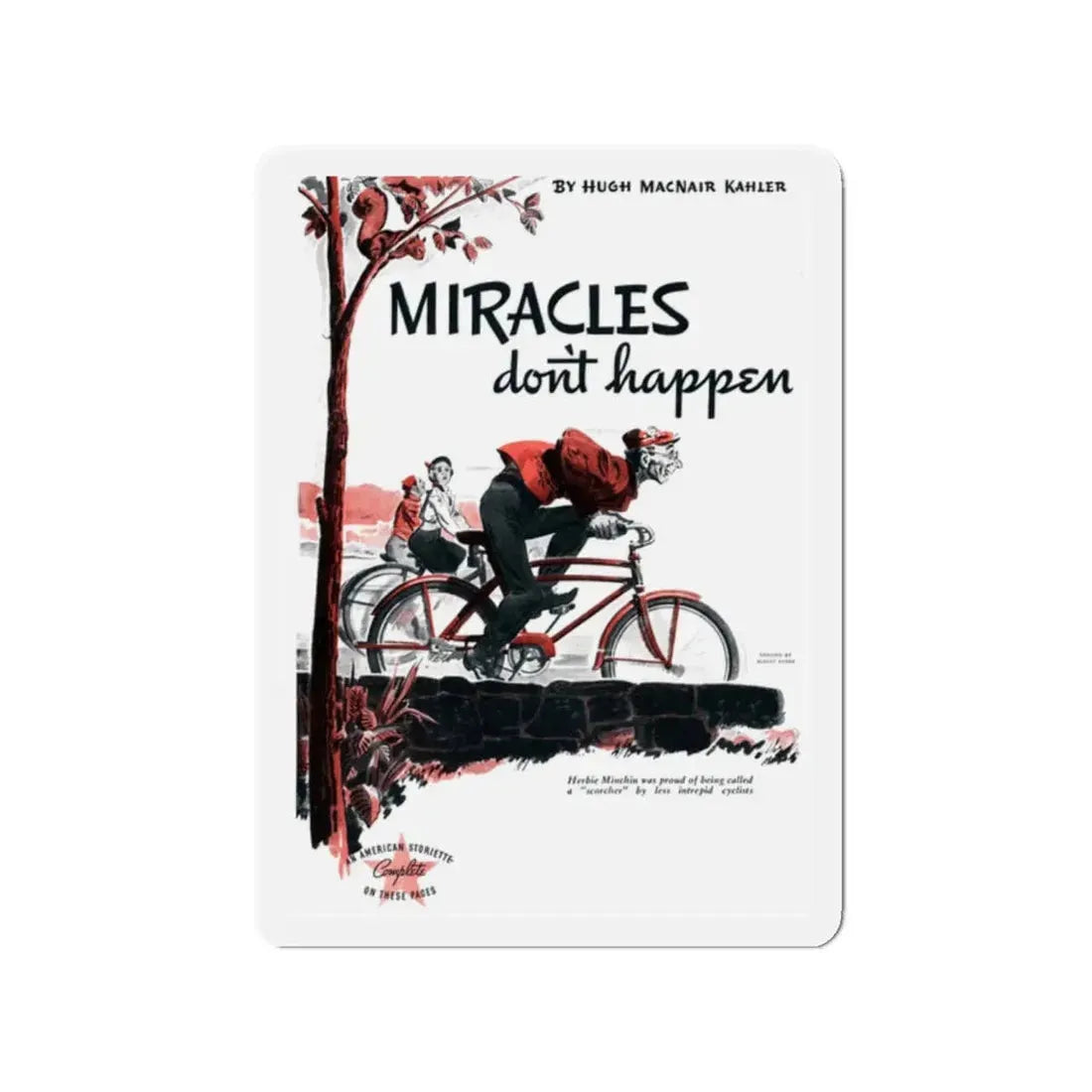 Miracles Don't Happen, The American Magazine, June 1937 (Magazine Illustration) Refrigerator Magnet - The Sticker Space