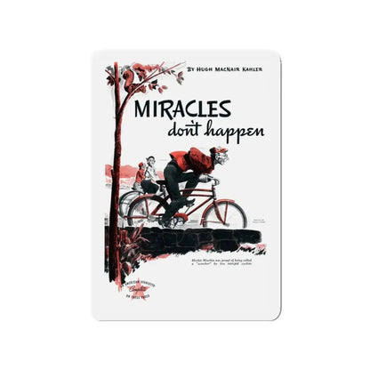 Miracles Don't Happen, The American Magazine, June 1937 (Magazine Illustration) Refrigerator Magnet - The Sticker Space