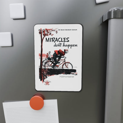 Miracles Don't Happen, The American Magazine, June 1937 (Magazine Illustration) Refrigerator Magnet