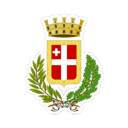 Mirano-Stemma (Italy) (Coat of Arms) STICKER Vinyl Kiss-Cut Decal 6 Inch White - The Sticker Space