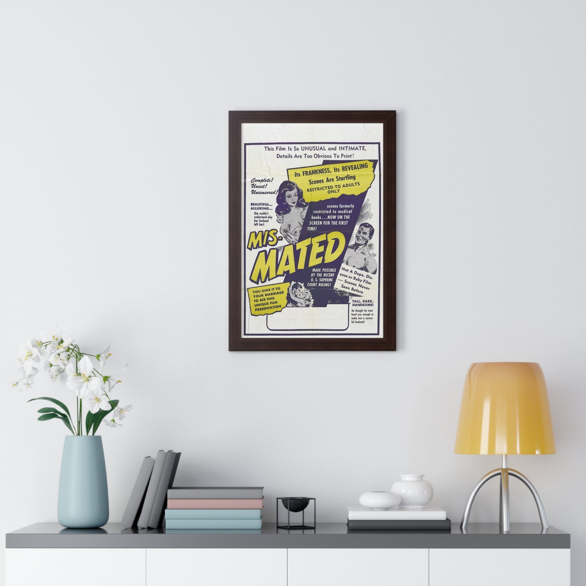 MIS-MATED 1952 - Framed Movie Poster-The Sticker Space