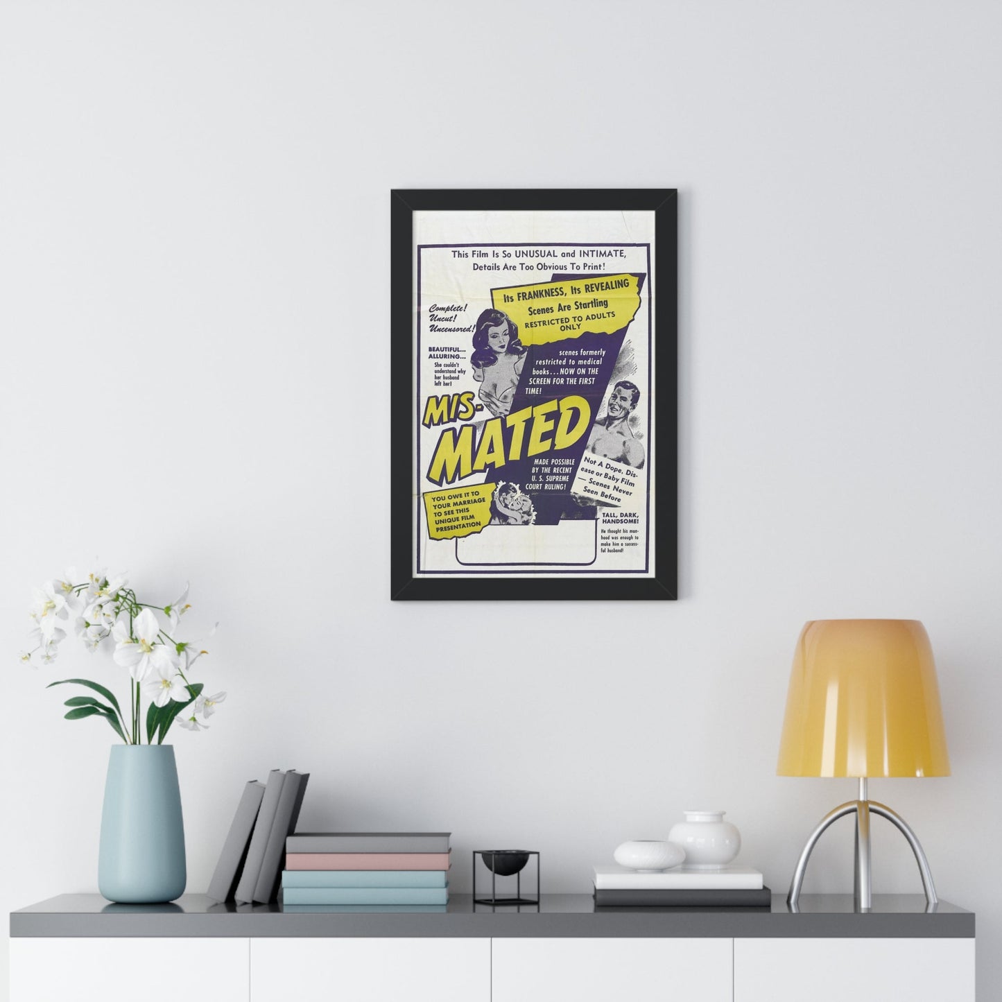 MIS-MATED 1952 - Framed Movie Poster-The Sticker Space