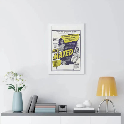 MIS-MATED 1952 - Framed Movie Poster - The Sticker Space