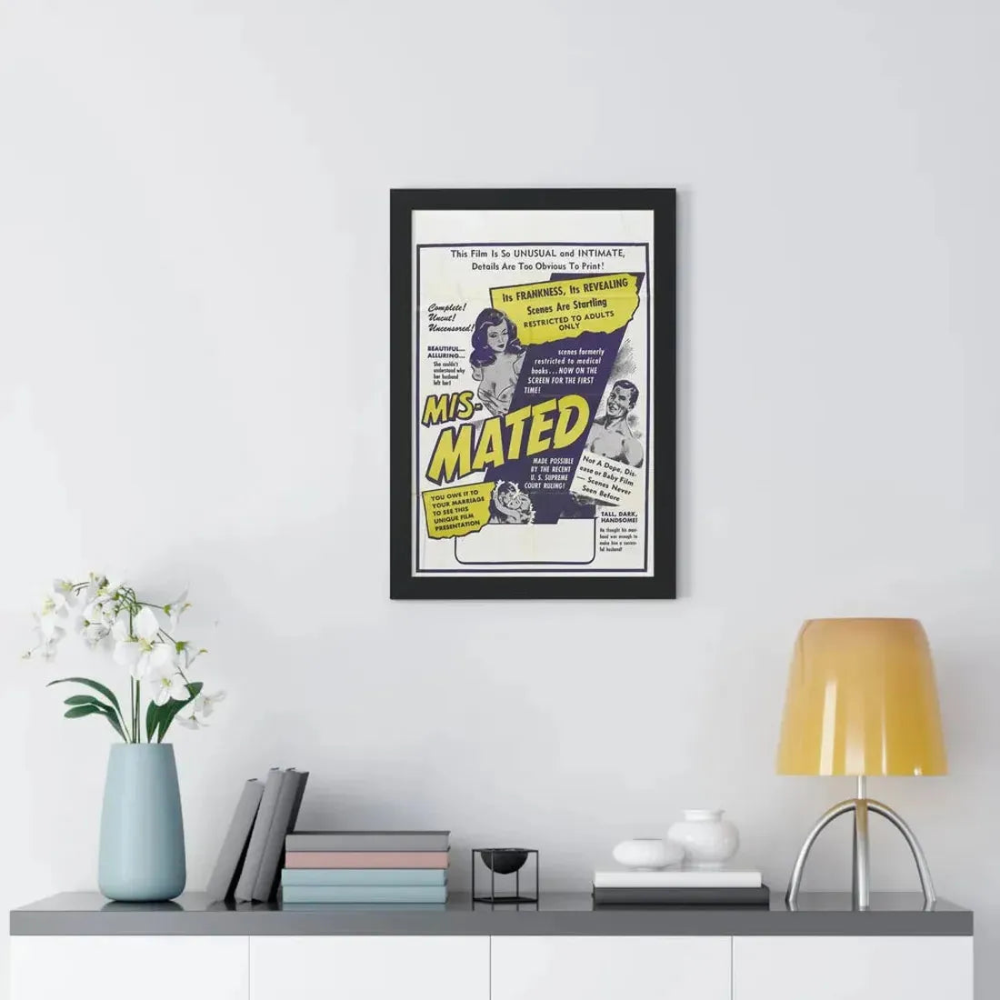 MIS-MATED 1952 - Framed Movie Poster - The Sticker Space