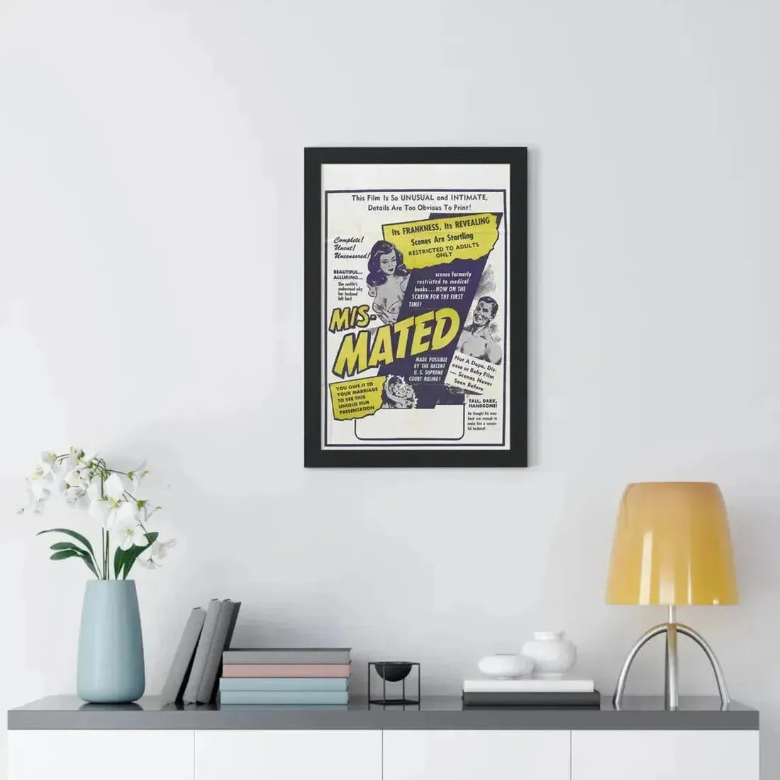 MIS-MATED 1952 - Framed Movie Poster - The Sticker Space