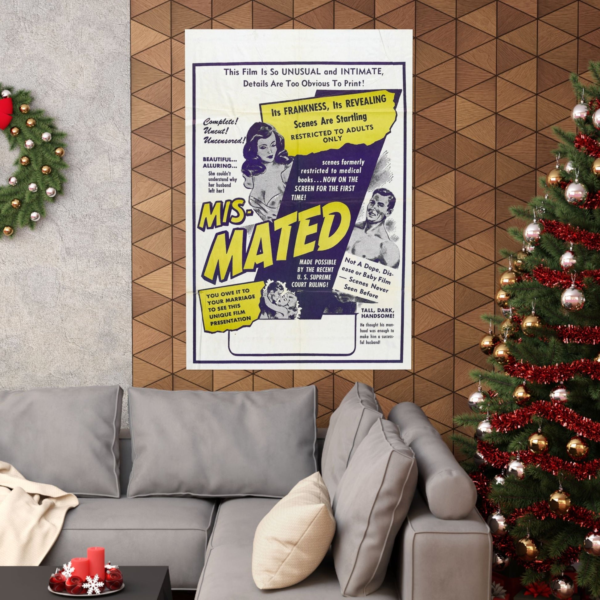 MIS-MATED 1952 - Paper Movie Poster-The Sticker Space