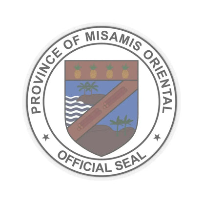 Misamis Oriental Seal 1928-1988 (Philippines) STICKER Vinyl Kiss-Cut Decal 3 Inch Transparent - The Sticker Space