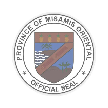 Misamis Oriental Seal 1928-1988 (Philippines) STICKER Vinyl Kiss-Cut Decal 6 Inch Transparent - The Sticker Space