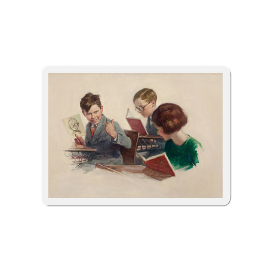 Misbehaving, Cream of Wheat Advertisement, 1925 (Magazine Illustration) Refrigerator Magnet-6 × 6"-The Sticker Space