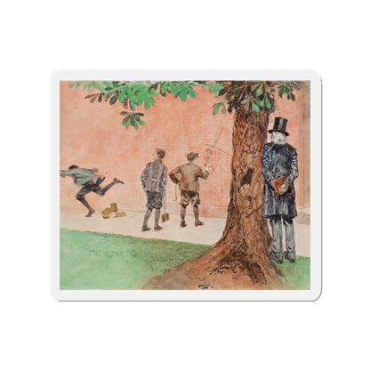 Misbehaving (Magazine Illustration) Refrigerator Magnet-2" x 2"-The Sticker Space