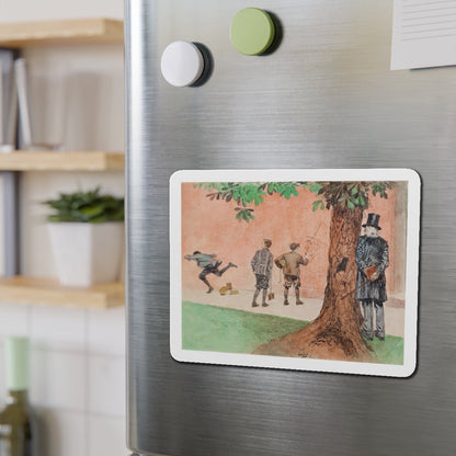 Misbehaving (Magazine Illustration) Refrigerator Magnet-The Sticker Space