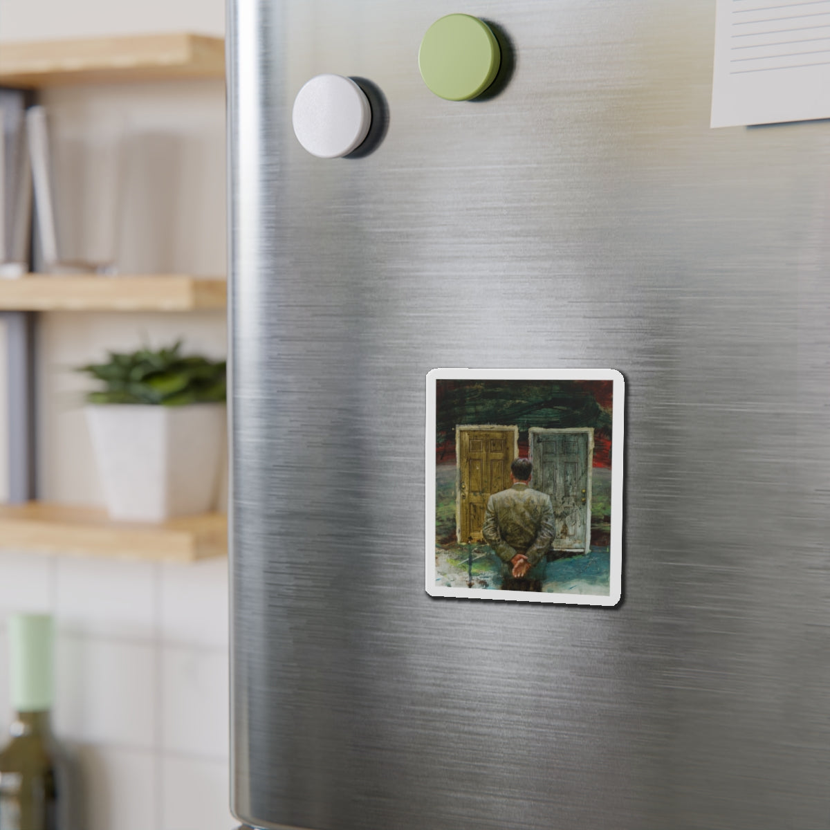 Miscellaneous illustrations 10 (Magazine Illustration) Refrigerator Magnet-The Sticker Space