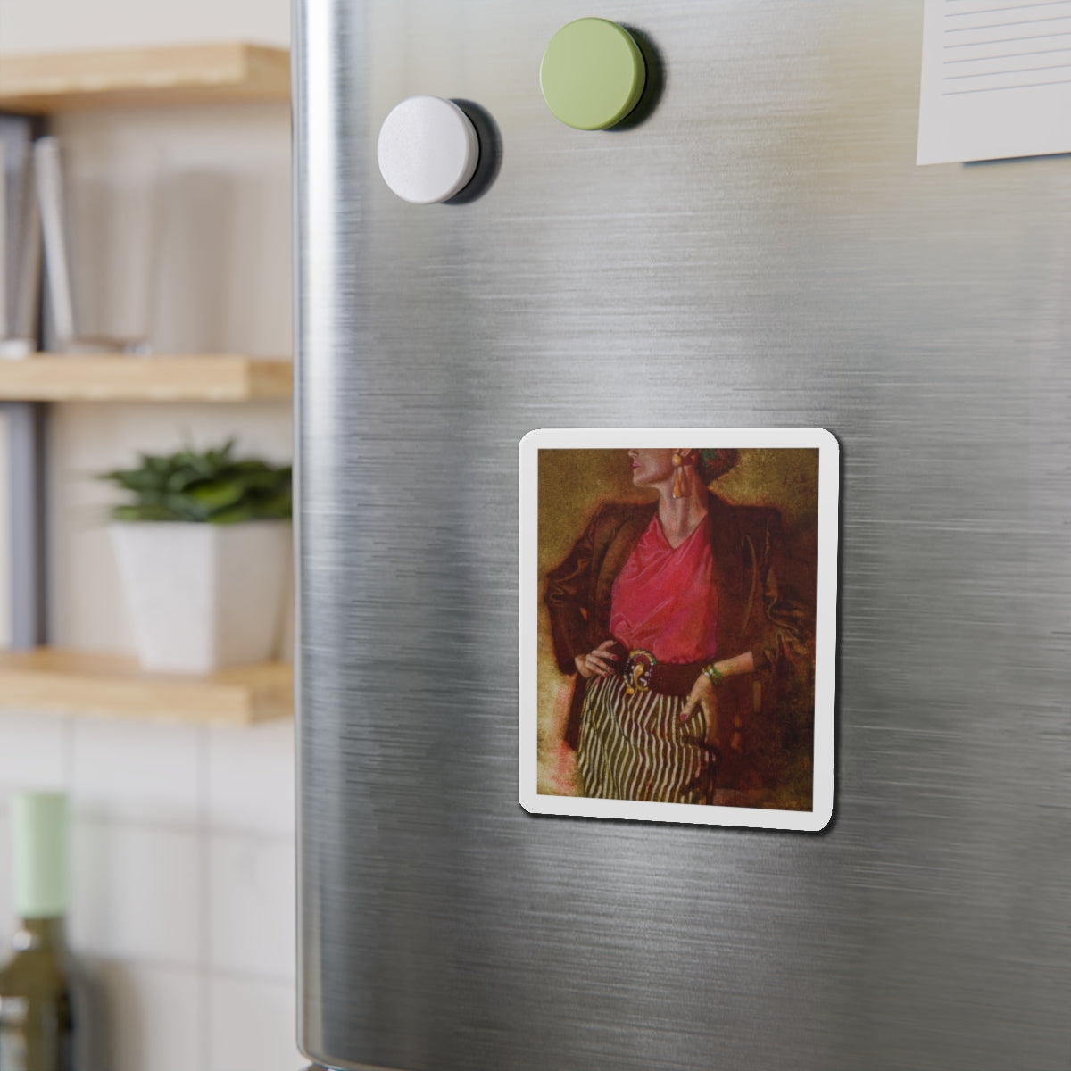 Miscellaneous illustrations 11 (Magazine Illustration) Refrigerator Magnet-The Sticker Space