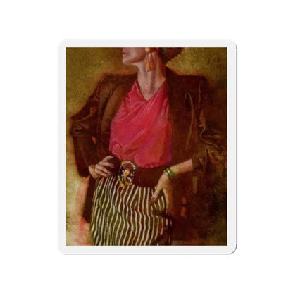 Miscellaneous illustrations 11 (Magazine Illustration) Refrigerator Magnet 2 Inch - The Sticker Space