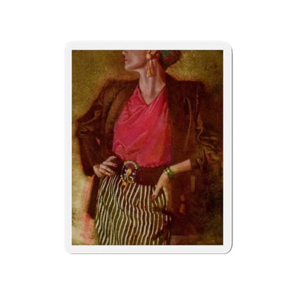 Miscellaneous illustrations 11 (Magazine Illustration) Refrigerator Magnet 4 Inch - The Sticker Space